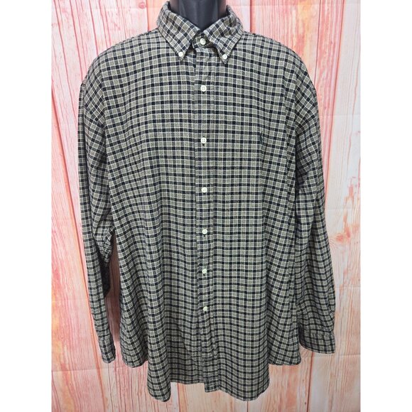 Ralph Lauren Blake Mens XL 100% Cotton Plaid Button-Down Shirt - Picture 1 of 7